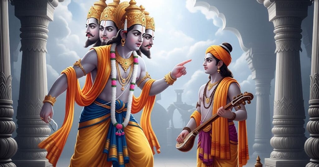नारद मुनि को ब्रह्मा जी का श्राप 